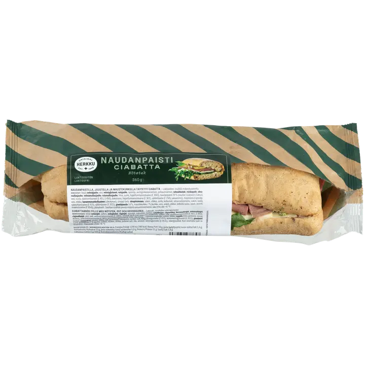 Herkku naudanpaisticiabatta 260 g