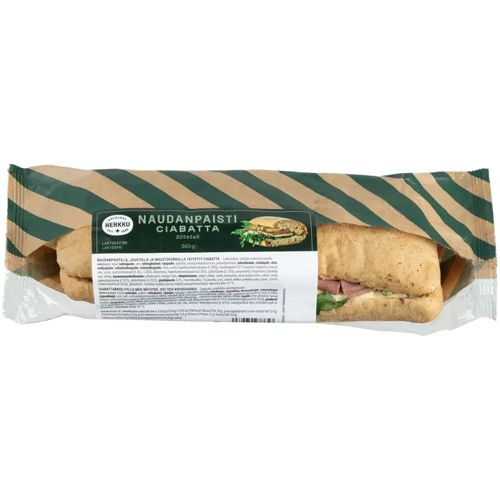 Herkku Naudanpaisticiabatta