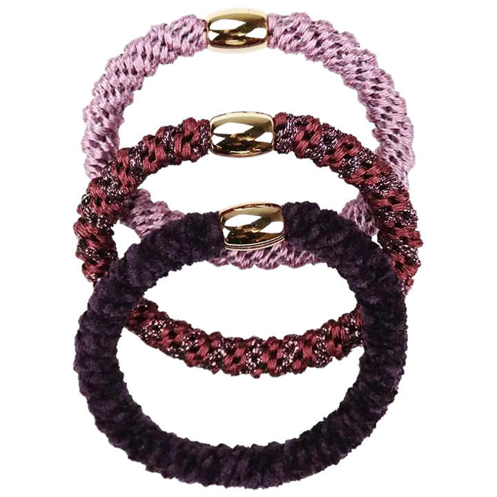 Accessories with Style Hiuslenkki  roosa  mix 3kpl