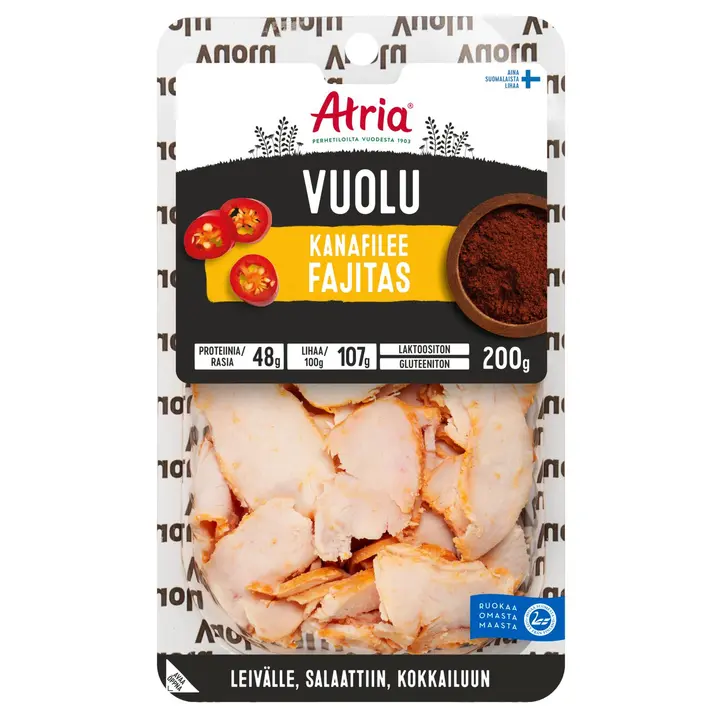 Atria Vuolu Kana Fajitas 200g
