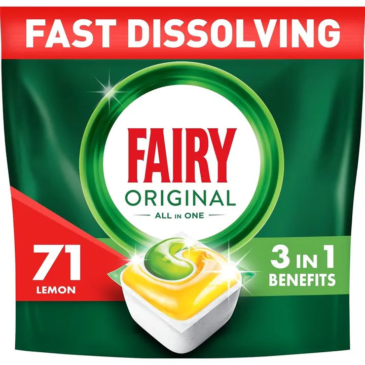 Nõudepesumasina Fairy tabletid Original 71tk