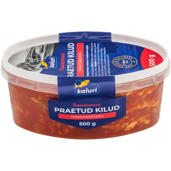 Kaluri Praetud Kilud Tomatikastmes 500G