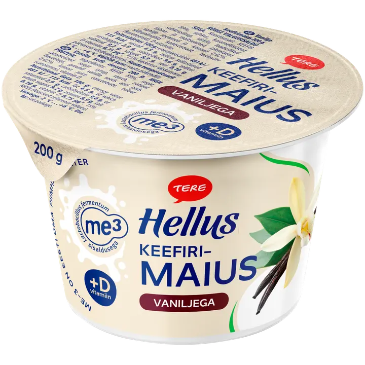 Helluse vanilje keefirimaius, 200 g
