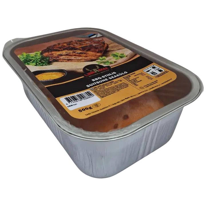 Linnamäe Lihatööst Bbq-Stiilis Suitsune Seakülg 500G