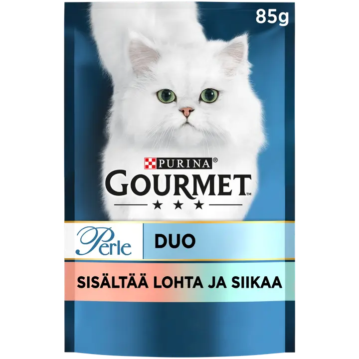 Gourmet täissööt kassidele lõhe ja valge kalaga 85 g