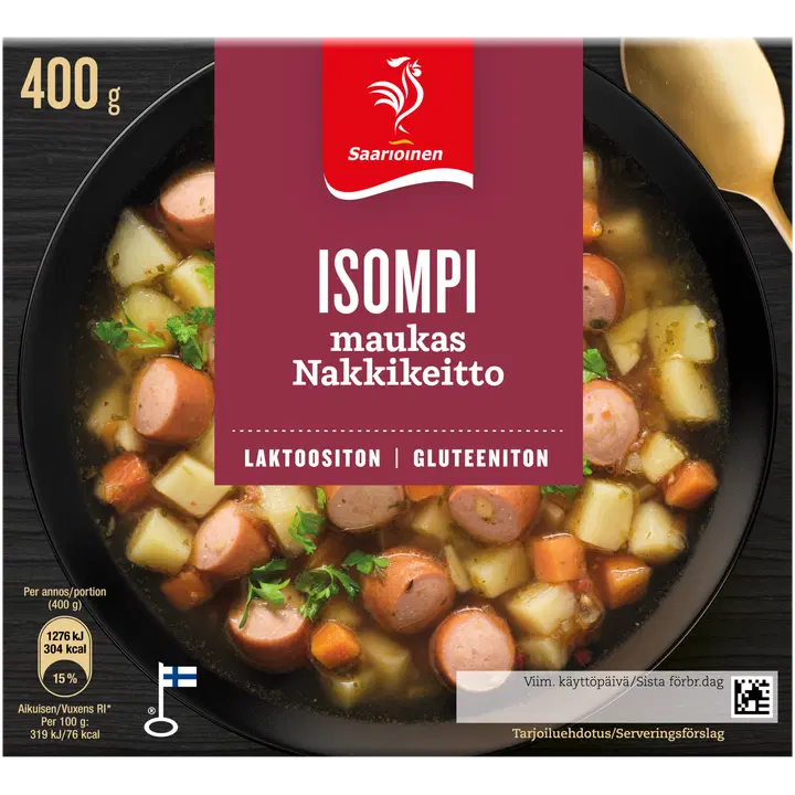 Saarioinen Isompi nakkikeitto 400g