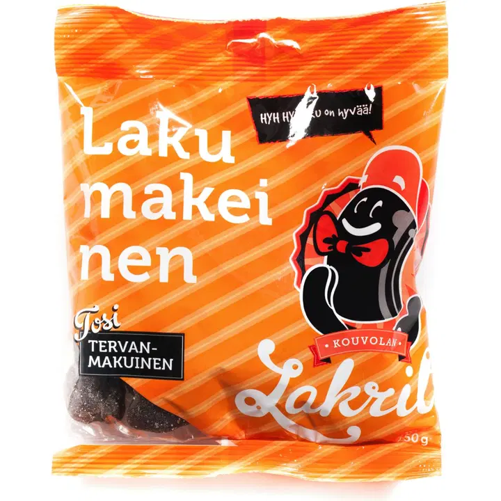 Kouvolan Lakritsi Lakumakeinen terva 150 g