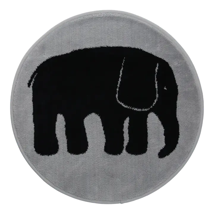 Finlayson kylpyhuoneenmatto Elefantti halk. 50 cm musta