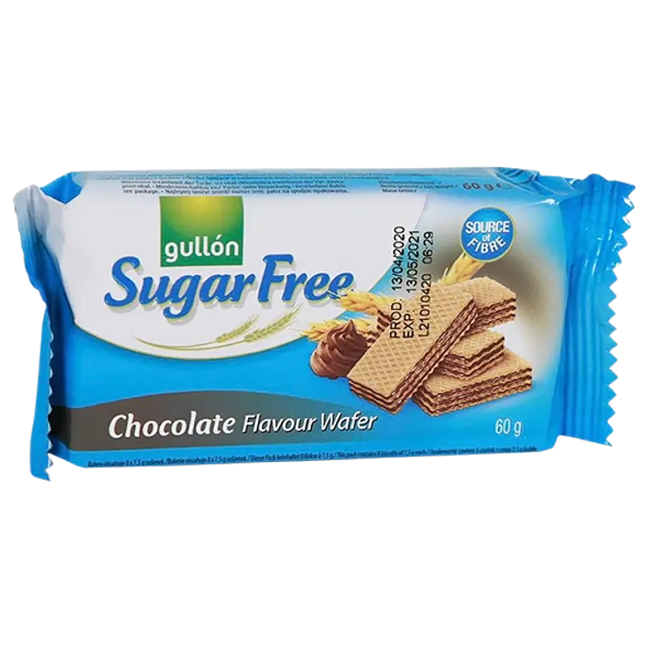 Gullon suhkruvabad šokolaadivahvlid 60 g