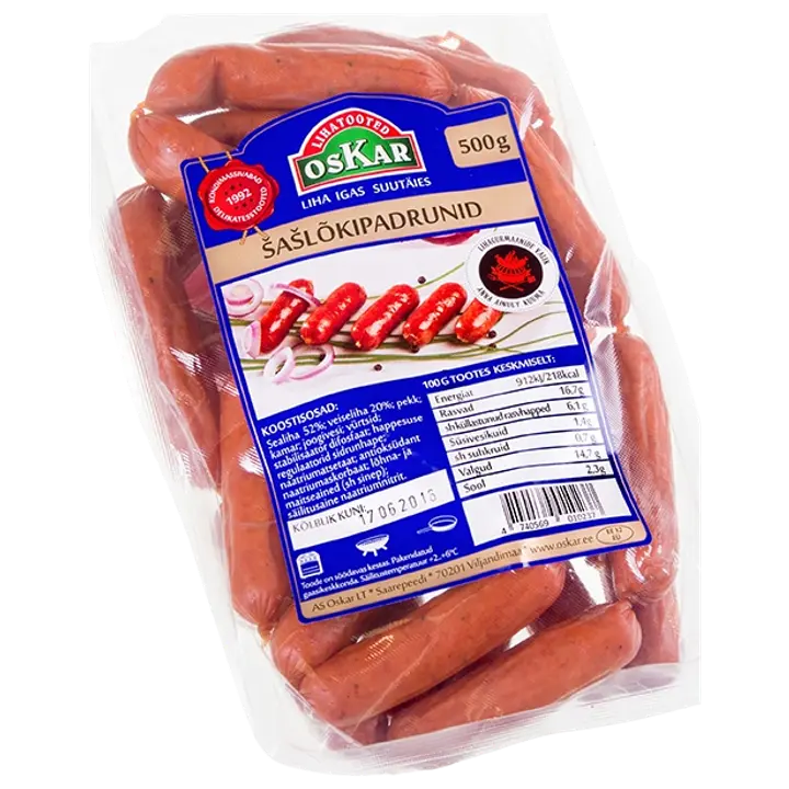 Šašlõkipadrunid 500G