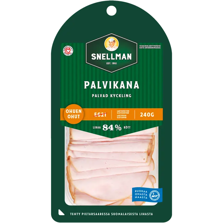 Snellman Ohuen ohut palvikana 240 g