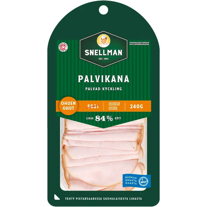 Snellman Ohuen ohut palvikana 240 g