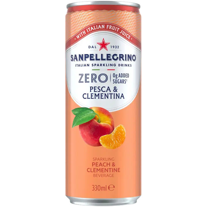 San Pellegrino Zero Pesca Clementina 33cl CAN