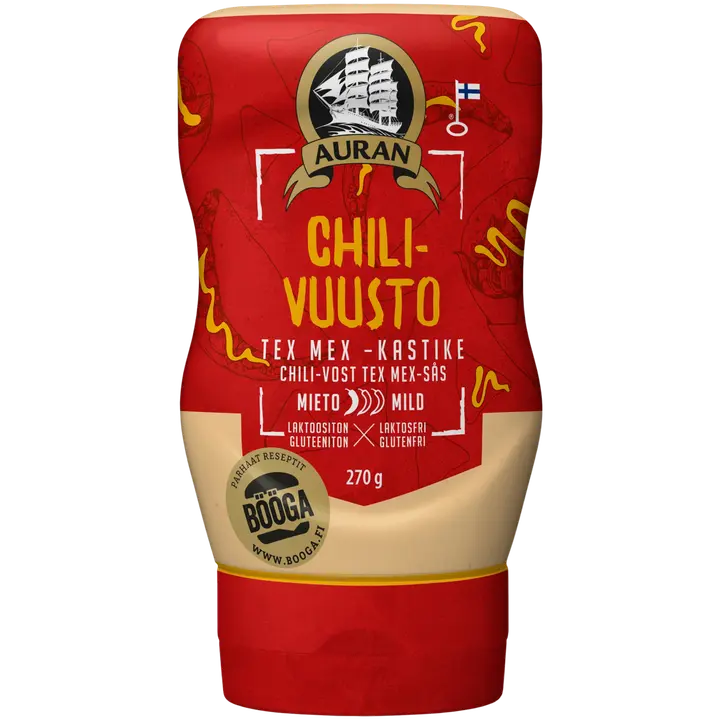 Auran Chili-vuusto tex mex -kastike 270g