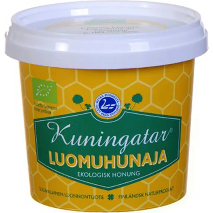 Kuningatar Luomuhunaja 450 g Könnön Maatila