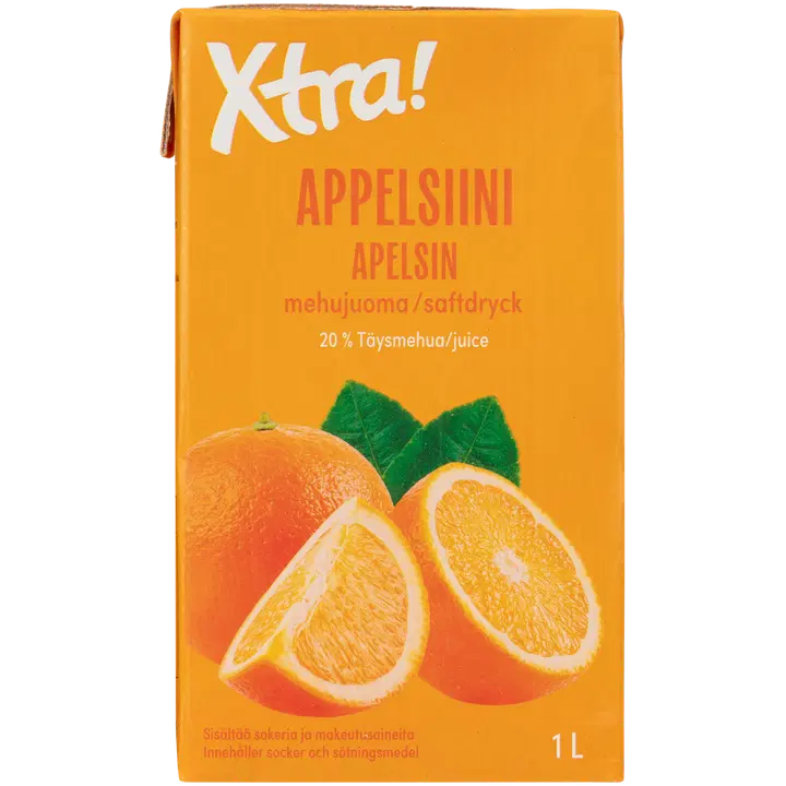 Xtra apelsinimahlajook 20% 1l