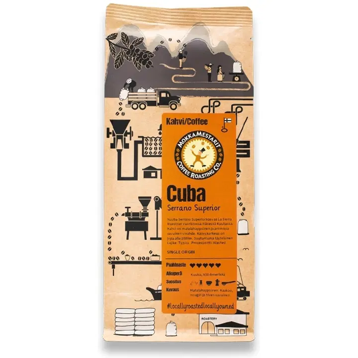 Mokkamestarit 200g Cuba Turquino kahvipapu