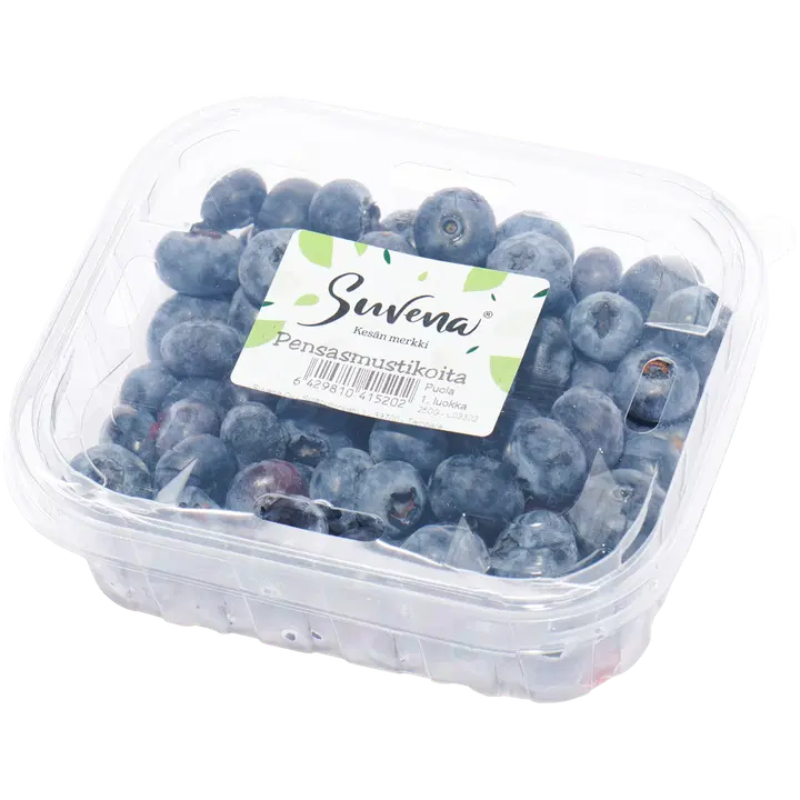 Suvena pensasmustikoita 250 g