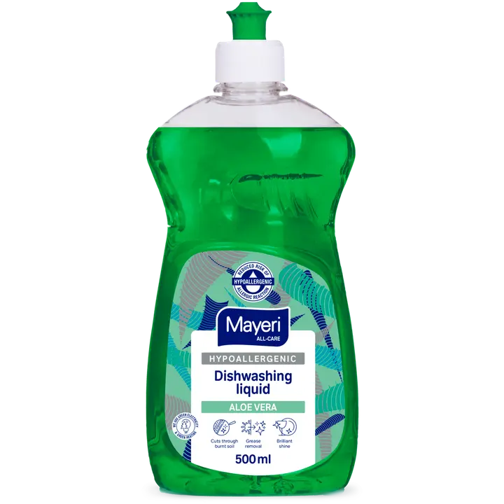 Nõudepesuvahend Mayeri Aloe Vera hüpoallergeenne 500ml
