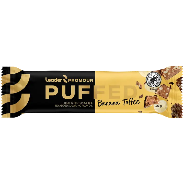 LEADER PROMOUR PUFFED 40G BAN-TOFFEE