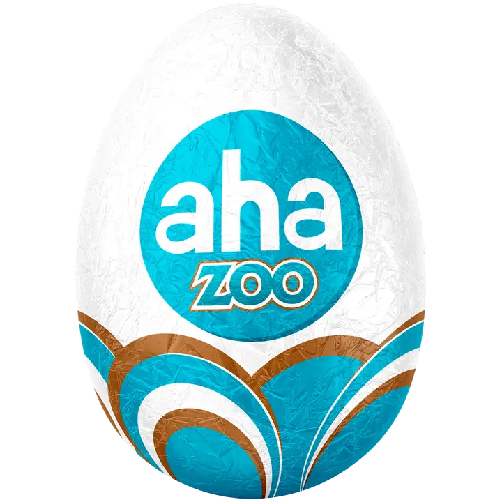 AHA ZOO yllätyksen sisältävä maitosuklaamuna 20 g