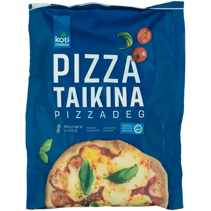 Kotimaista Pizzataikina 4kpl 680g, raakapakaste