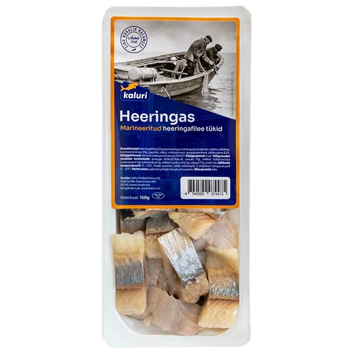 Kaluri Marineeritud Heeringafileetükid 150 G, Õ
