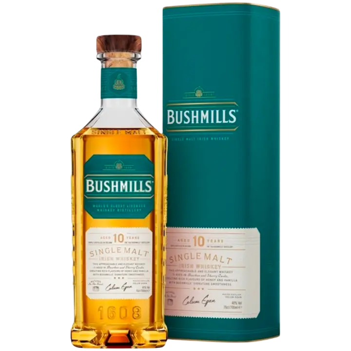 Bushmills 10YO Irish Whisky 40%vol 700ml Karbis
