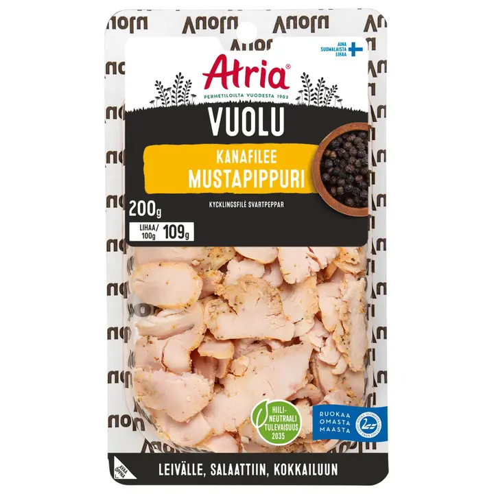 Atria Vuolu Mustapippuri Kanafilee 200g