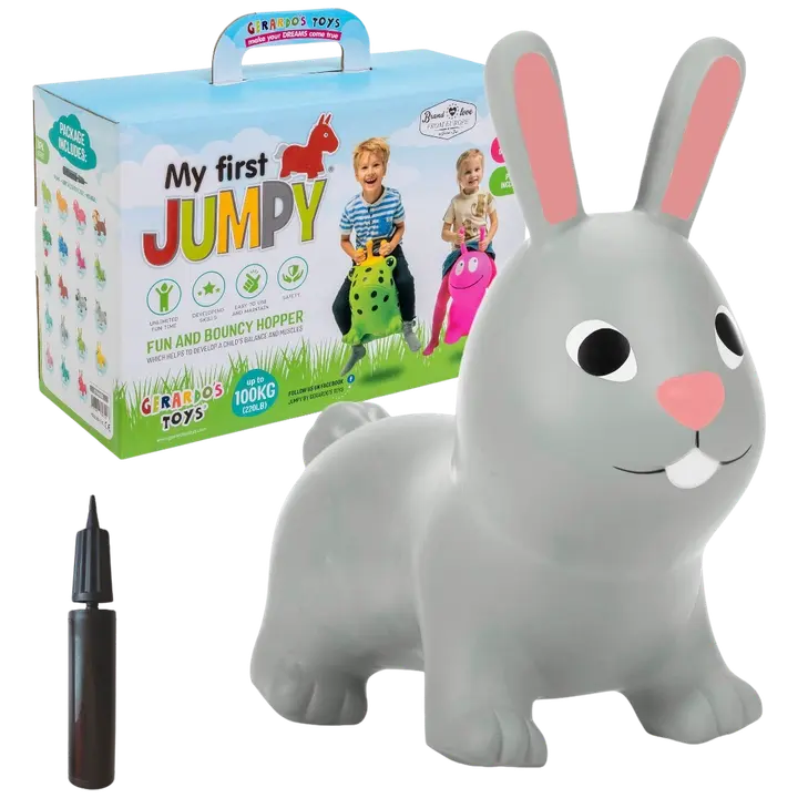 JUMPY Hüppeloom Jänes hall, Gerardo's Toys