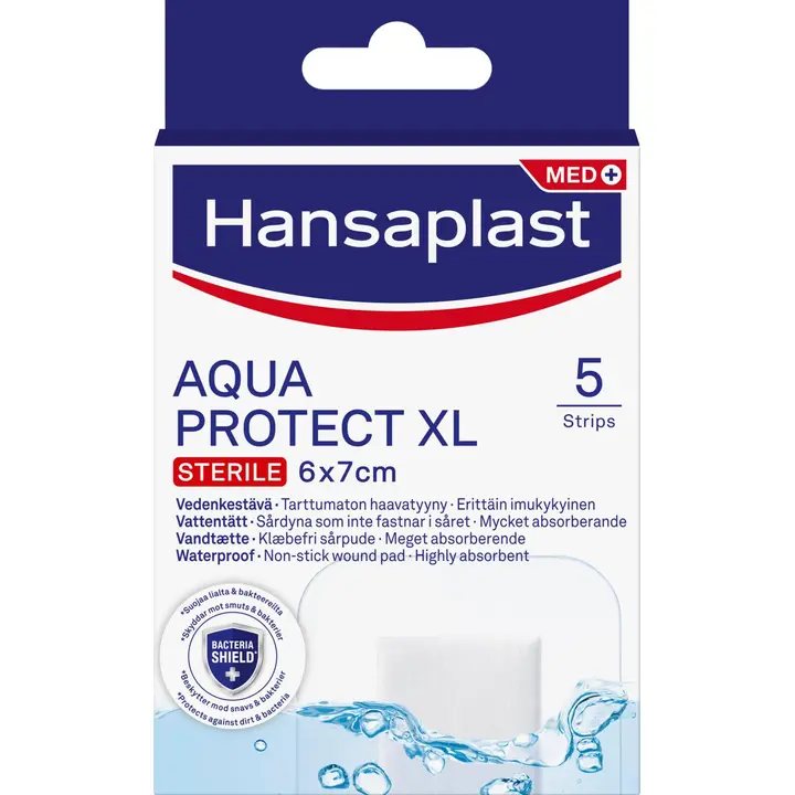 Hansaplast 5kpl Aqua Protect XL 6x7cm -laastari