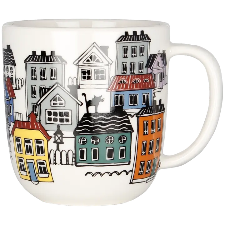 Kultakeramiikka muki wanhakaupunki 3 dl