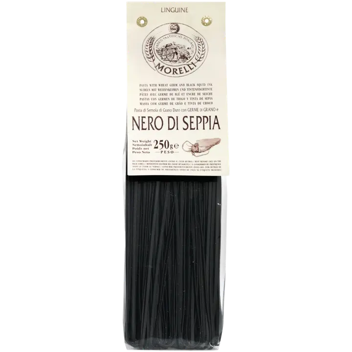 Morelli musta nauhapasta 250g