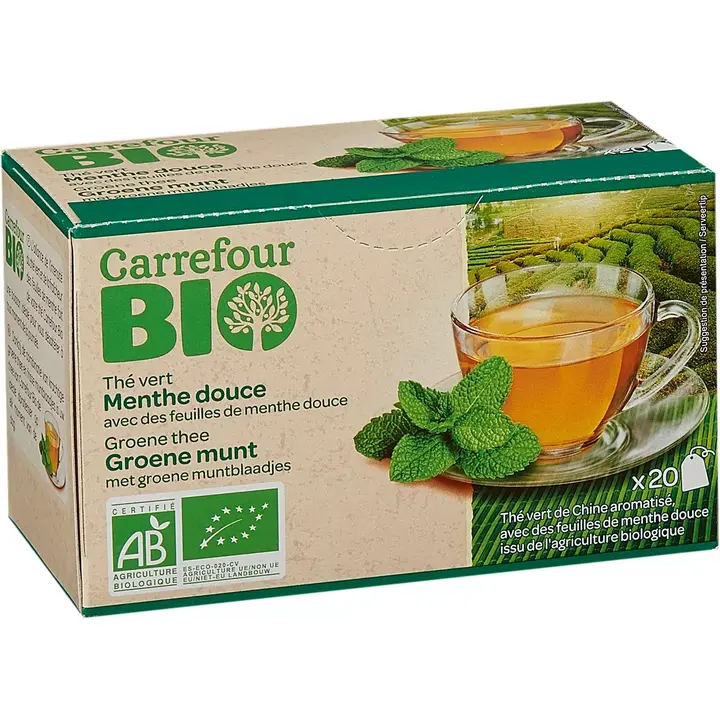 Carrefour Bio Sweet piparmünditee 20x1,6g