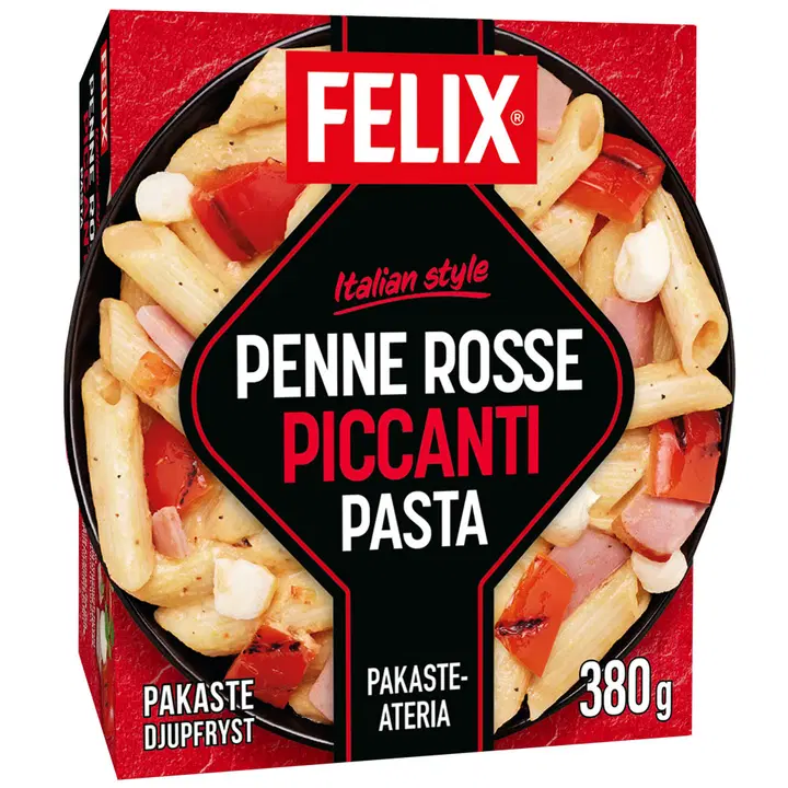 Felix Italian style savukinkku ja grillattu paprika pasta pakasteateria 380g