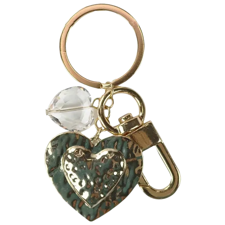 Accessories with Style Laukkukoru sydän   kullanvärinen