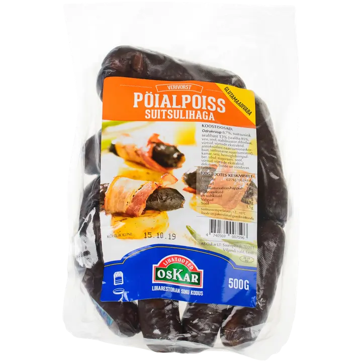 Oskar Verivorst Pöialpoiss Suitsulihaga  500G