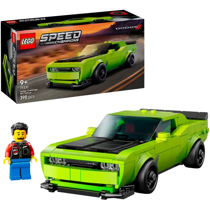 LEGO Speed Champions 77237 Dodge Challenger SRT Hellcat urheiluauto