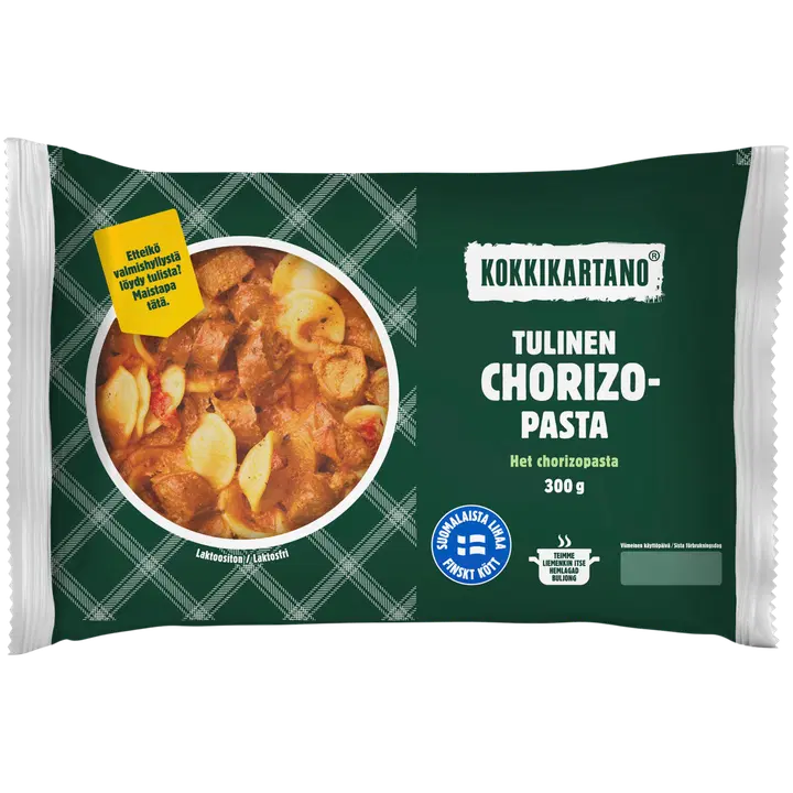 Kokkikartano Tulinen chorizopasta 300g