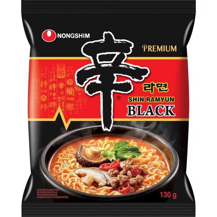 Nong Shim pikanuudeli Shin Ramyun Black 130g