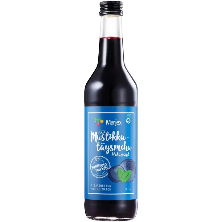 Marjex mustikamahl külmpressitud 500 ml