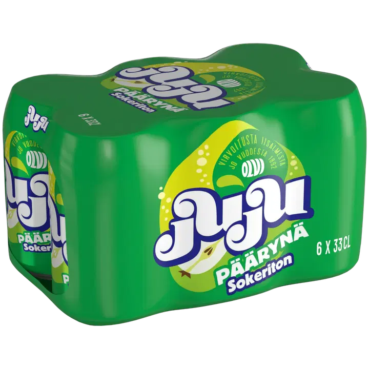 6xOLVI Juju Päärynä Sokeriton 0,33 l tlk