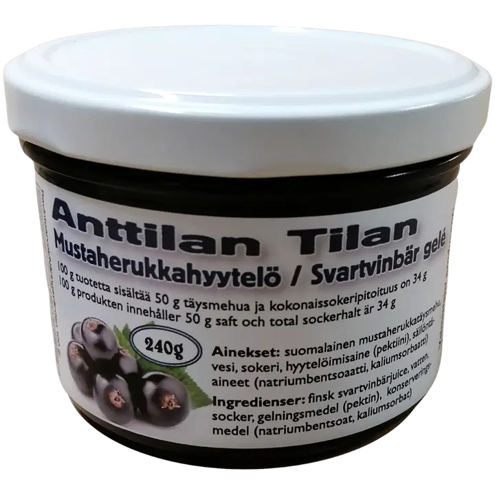 Anttilan Tila mustaherukkahyytelö 240 g