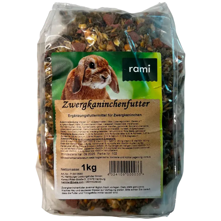 RAMI Segasööt kääbusküülikutele 1kg