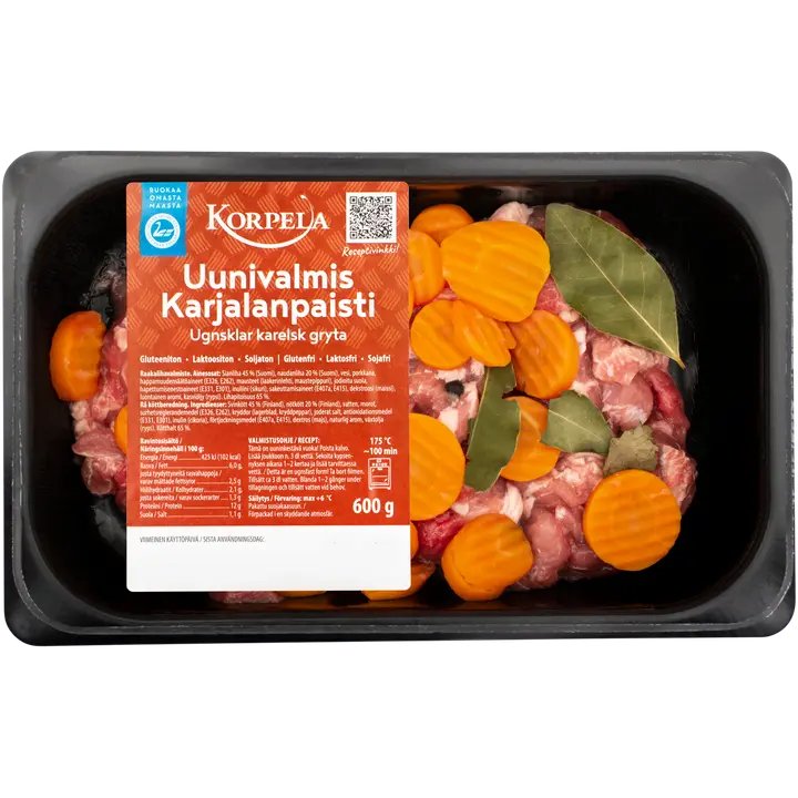 Korpela Uunivalmis karjalanpaisti 600g