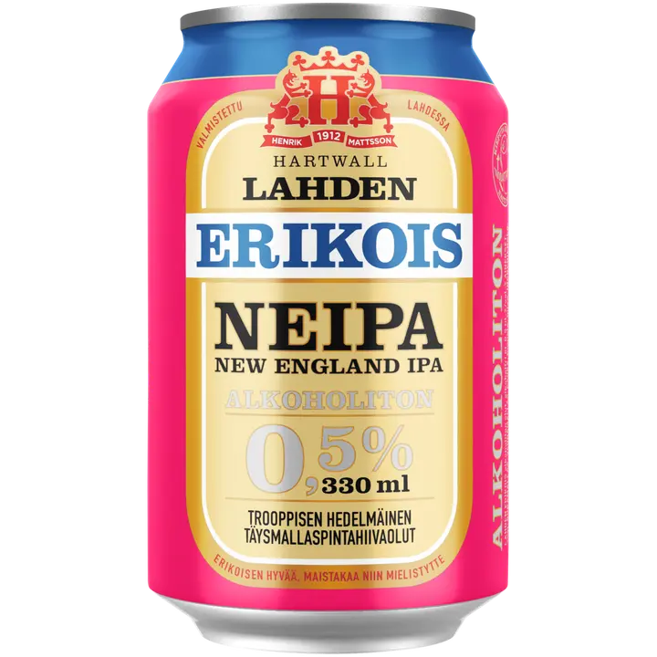 Lahden Erikois NEIPA olut 0,5% 0,33 l