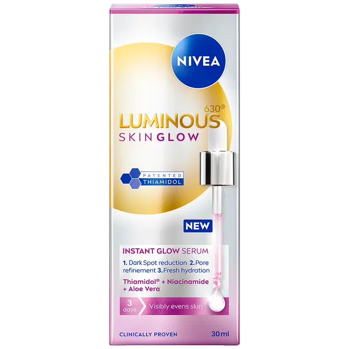 Nivea Luminous 30ml Skin Glow Instant Glow Serum -kasvoseerumi