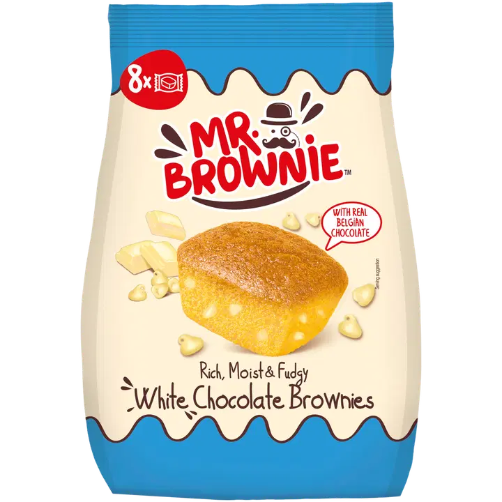 Mr. Brownie White Chocolate Brownies 200g