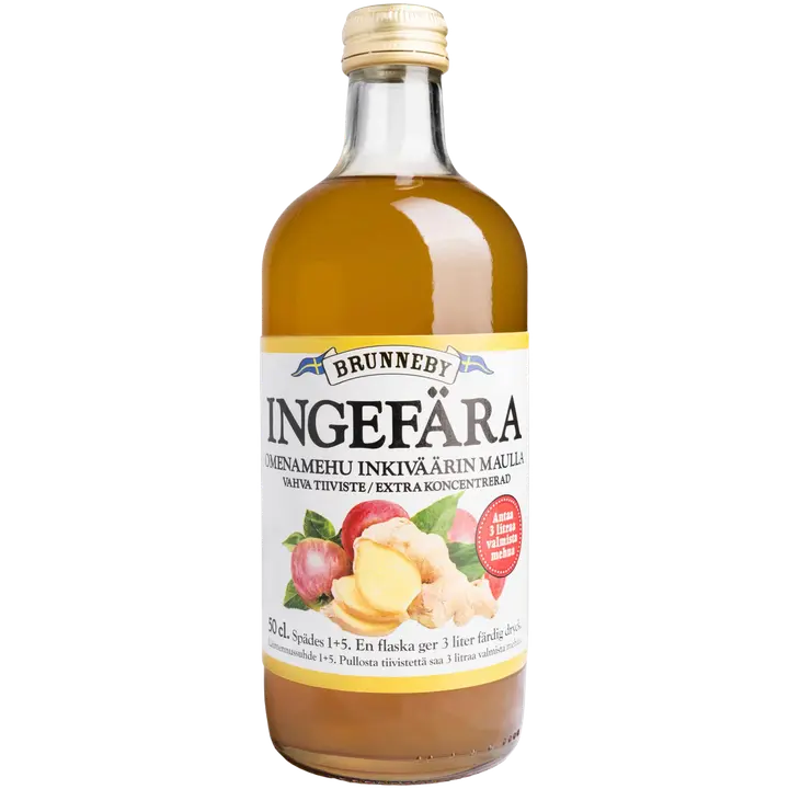 Brunneby Inkiväärimehutiiviste 0,5L