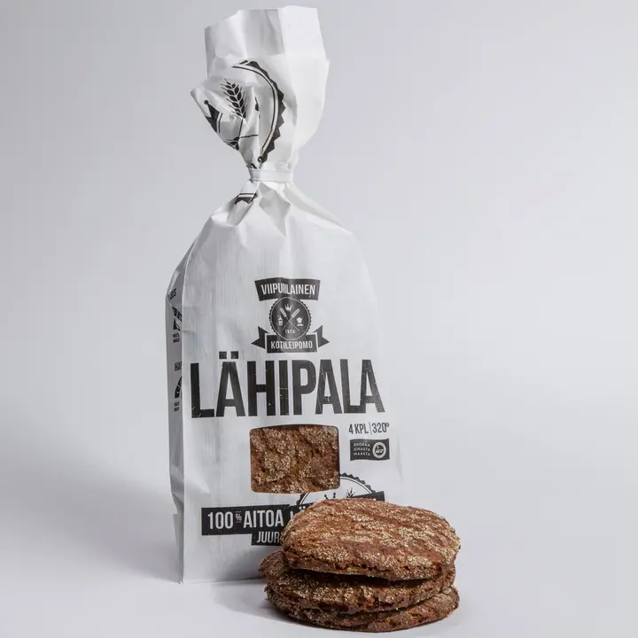 Viipurilainen 320g lähipala 100% ruisleipä